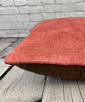 20 x 20 Hemp Pillow Turkish Cushion Natural Pinkish Red Pillow Cushion Cover #6472