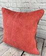 20 x 20 Hemp Pillow Turkish Cushion Natural Pinkish Red Pillow Cushion Cover #6475