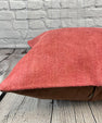 20 x 20 Hemp Pillow Turkish Cushion Natural Pinkish Red Pillow Cushion Cover #6475