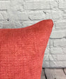 20 x 20 Hemp Pillow Turkish Cushion Natural Pinkish Red Pillow Cushion Cover #6470