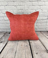 20 x 20 Hemp Pillow Turkish Cushion Natural Pinkish Red Pillow Cushion Cover #6469