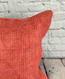 20 x 20 Hemp Pillow Turkish Cushion Natural Pinkish Red Pillow Cushion Cover #6468