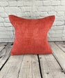 20 x 20 Hemp Pillow Turkish Cushion Natural Pinkish Red Pillow Cushion Cover #6466