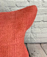 20 x 20 Hemp Pillow Turkish Cushion Natural Pinkish Red Pillow Cushion Cover #6462