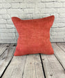 20 x 20 Hemp Pillow Turkish Cushion Natural Pinkish Red Pillow Cushion Cover #6464