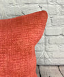 20 x 20 Hemp Pillow Turkish Cushion Natural Pinkish Red Pillow Cushion Cover #6464