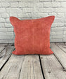 20 x 20 Hemp Pillow Turkish Cushion Natural Pinkish Red Pillow Cushion Cover #6465