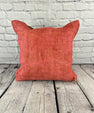 20 x 20 Hemp Pillow Turkish Cushion Natural Pinkish Red Pillow Cushion Cover #6460