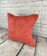 20 x 20 Hemp Pillow Turkish Cushion Natural Pinkish Red Pillow Cushion Cover #6457
