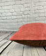 20 x 20 Hemp Pillow Turkish Cushion Natural Pinkish Red Pillow Cushion Cover #6457