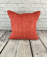 20 x 20 Hemp Pillow Turkish Cushion Natural Pinkish Red Pillow Cushion Cover #6455