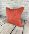 20 x 20 Hemp Pillow Turkish Cushion Natural Pinkish Red Pillow Cushion Cover #6455
