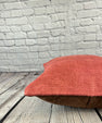 20 x 20 Hemp Pillow Turkish Cushion Natural Pinkish Red Pillow Cushion Cover #6455