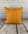 20 x 20 Hemp Pillow Turkish Cushion Natural Orange Pillow Cushion Cover #6280