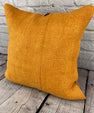 20 x 20 Hemp Pillow Turkish Cushion Natural Orange Pillow Cushion Cover #6280