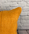 20 x 20 Hemp Pillow Turkish Cushion Natural Orange Pillow Cushion Cover #6280
