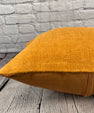 20 x 20 Hemp Pillow Turkish Cushion Natural Orange Pillow Cushion Cover #6280