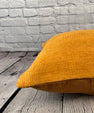 20 x 20 Hemp Pillow Turkish Cushion Natural Orange Pillow Cushion Cover #6281