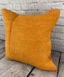 20 x 20 Hemp Pillow Turkish Cushion Natural Orange Pillow Cushion Cover #6283