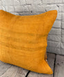 20 x 20 Hemp Pillow Turkish Cushion Natural Orange Pillow Cushion Cover #6282