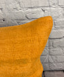 20 x 20 Hemp Pillow Turkish Cushion Natural Orange Pillow Cushion Cover #6282