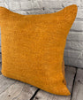20 x 20 Hemp Pillow Turkish Cushion Natural Orange Pillow Cushion Cover #6285