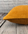 20 x 20 Hemp Pillow Turkish Cushion Natural Orange Pillow Cushion Cover #6285