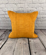 20 x 20 Hemp Pillow Turkish Cushion Natural Orange Pillow Cushion Cover #6284