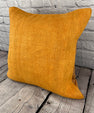 20 x 20 Hemp Pillow Turkish Cushion Natural Orange Pillow Cushion Cover #6284