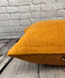 20 x 20 Hemp Pillow Turkish Cushion Natural Orange Pillow Cushion Cover #6286