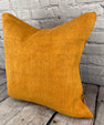 20 x 20 Hemp Pillow Turkish Cushion Natural Orange Pillow Cushion Cover #6287