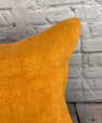 20 x 20 Hemp Pillow Turkish Cushion Natural Orange Pillow Cushion Cover #6287