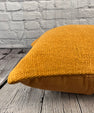 20 x 20 Hemp Pillow Turkish Cushion Natural Orange Pillow Cushion Cover #6288