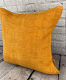 20 x 20 Hemp Pillow Turkish Cushion Natural Orange Pillow Cushion Cover #6289