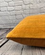 20 x 20 Hemp Pillow Turkish Cushion Natural Orange Pillow Cushion Cover #6289