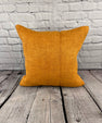 20 x 20 Hemp Pillow Turkish Cushion Natural Orange Pillow Cushion Cover #6290