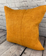 20 x 20 Hemp Pillow Turkish Cushion Natural Orange Pillow Cushion Cover #6290