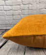 20 x 20 Hemp Pillow Turkish Cushion Natural Orange Pillow Cushion Cover #6292