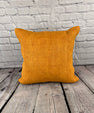 20 x 20 Hemp Pillow Turkish Cushion Natural Orange Pillow Cushion Cover #6294