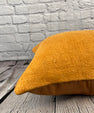 20 x 20 Hemp Pillow Turkish Cushion Natural Orange Pillow Cushion Cover #6294