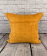 20 x 20 Hemp Pillow Turkish Cushion Natural Orange Pillow Cushion Cover #6295