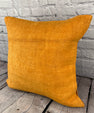 20 x 20 Hemp Pillow Turkish Cushion Natural Orange Pillow Cushion Cover #6295