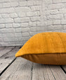 20 x 20 Hemp Pillow Turkish Cushion Natural Orange Pillow Cushion Cover #6297