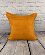 20 x 20 Hemp Pillow Turkish Cushion Natural Orange Pillow Cushion Cover #6296