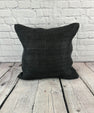 20 x 20 Hemp Pillow Turkish Cushion Natural Grayish Black Pillow Cushion Cover #6326
