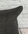 20 x 20 Hemp Pillow Turkish Cushion Natural Grayish Black Pillow Cushion Cover #6326