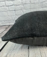 20 x 20 Hemp Pillow Turkish Cushion Natural Grayish Black Pillow Cushion Cover #6335