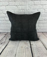 20 x 20 Hemp Pillow Turkish Cushion Natural Grayish Black Pillow Cushion Cover #6337