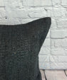 20 x 20 Hemp Pillow Turkish Cushion Natural Grayish Black Pillow Cushion Cover #6337