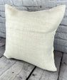 20 x 20 Hemp Pillow Turkish Cushion Natural Grayish White Pillow Cushion Cover #6509